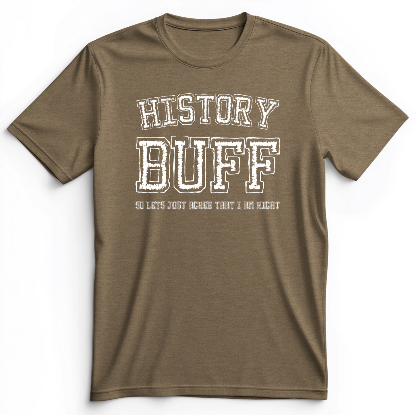 History Buff Premium Tee Heather Olive / S