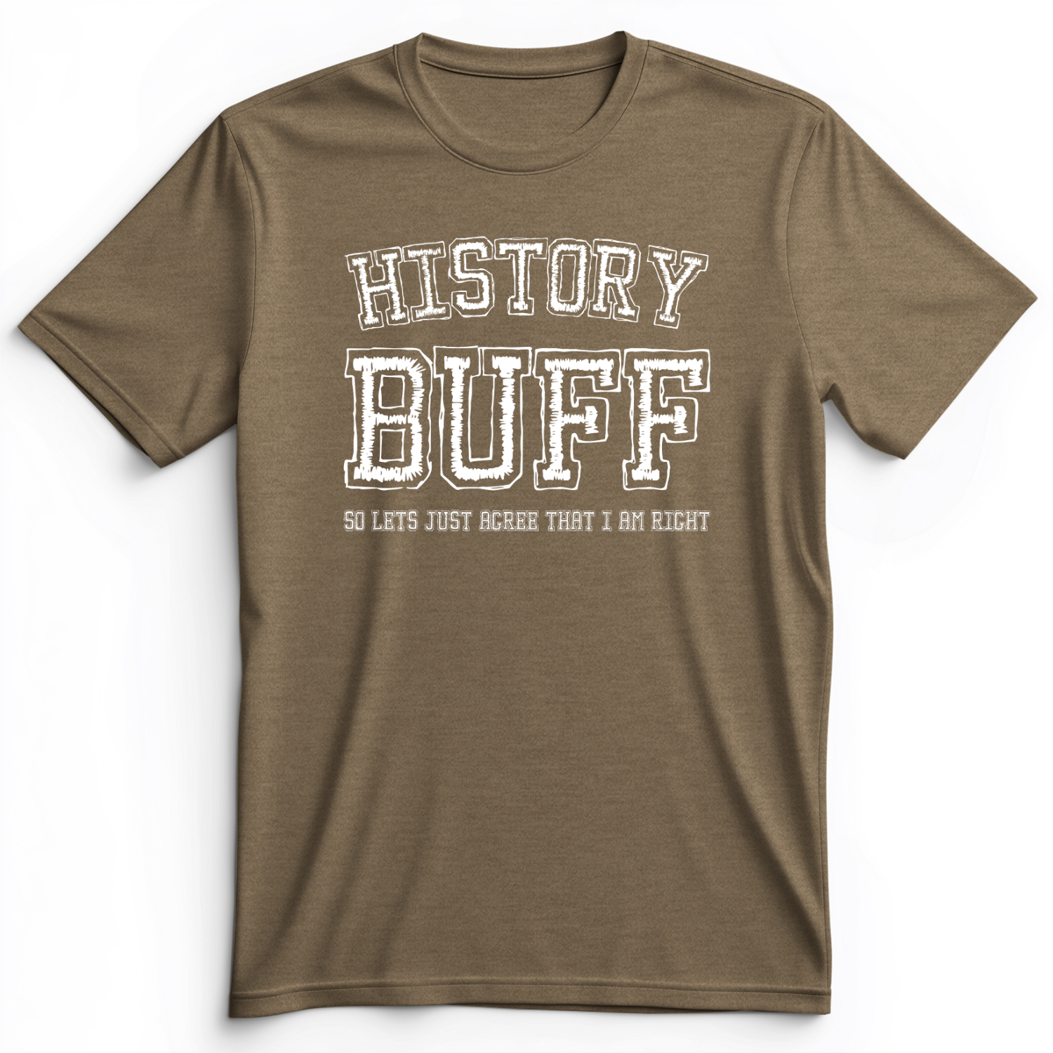 History Buff Premium Tee Heather Olive / S