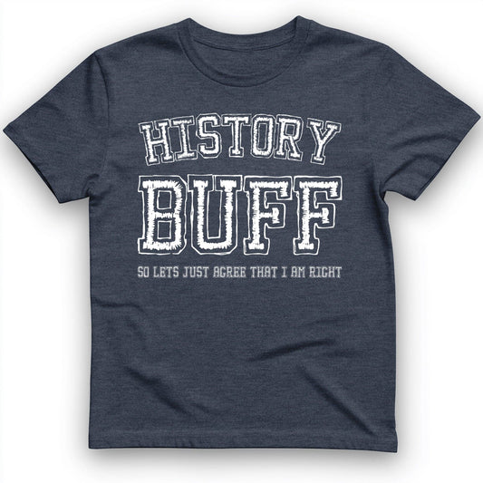 History Buff T-Shirt Heather Navy / S