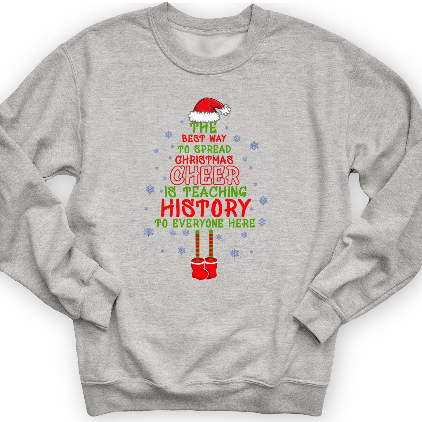 History Cheer Crewneck Sport Grey / S