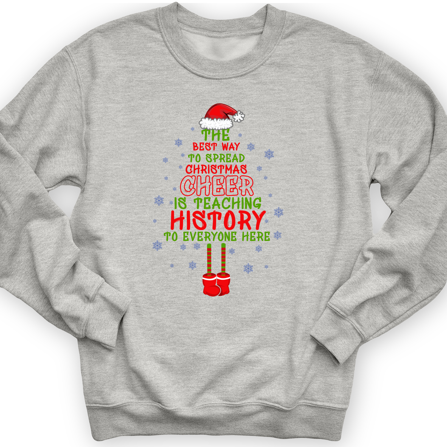 History Cheer Crewneck Sport Grey / S