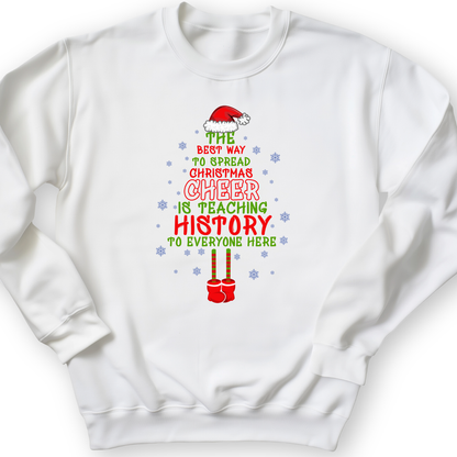 History Cheer Crewneck White / S
