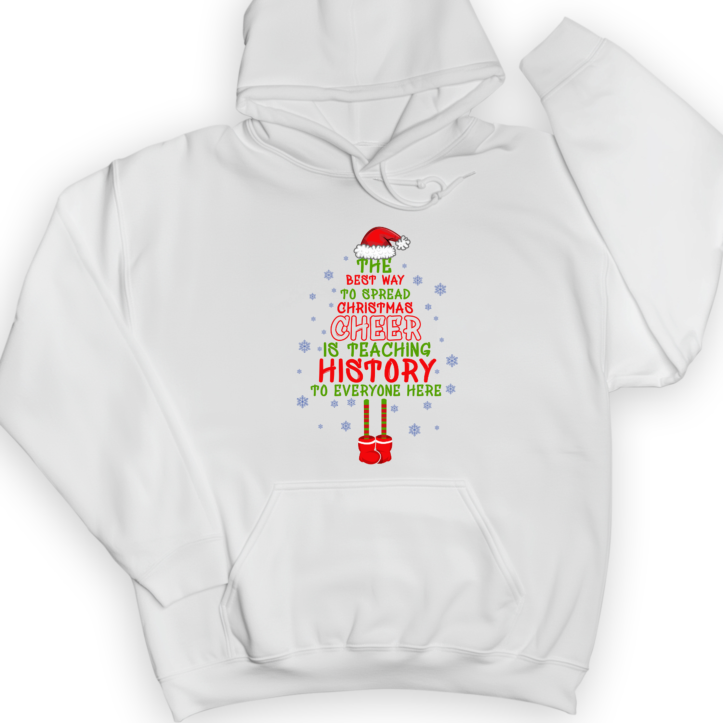 History Cheer Hoodie White / S