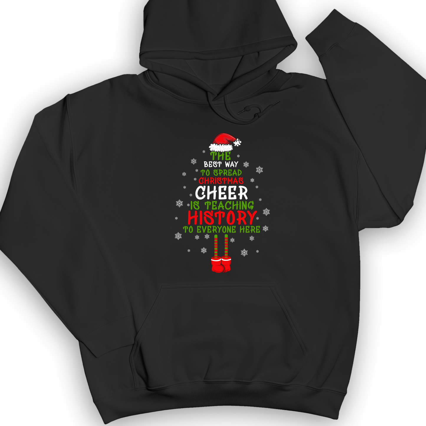 History Cheer Hoodie Black / S