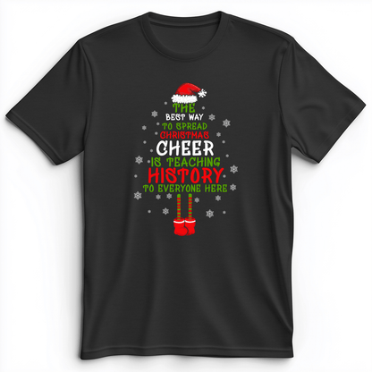 History Cheer Premium Tee Dark Grey Heather / S