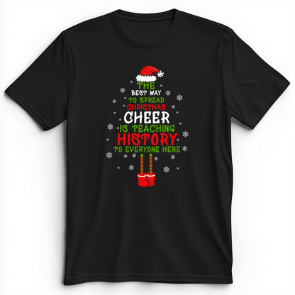 History Cheer Premium Tee Black / S