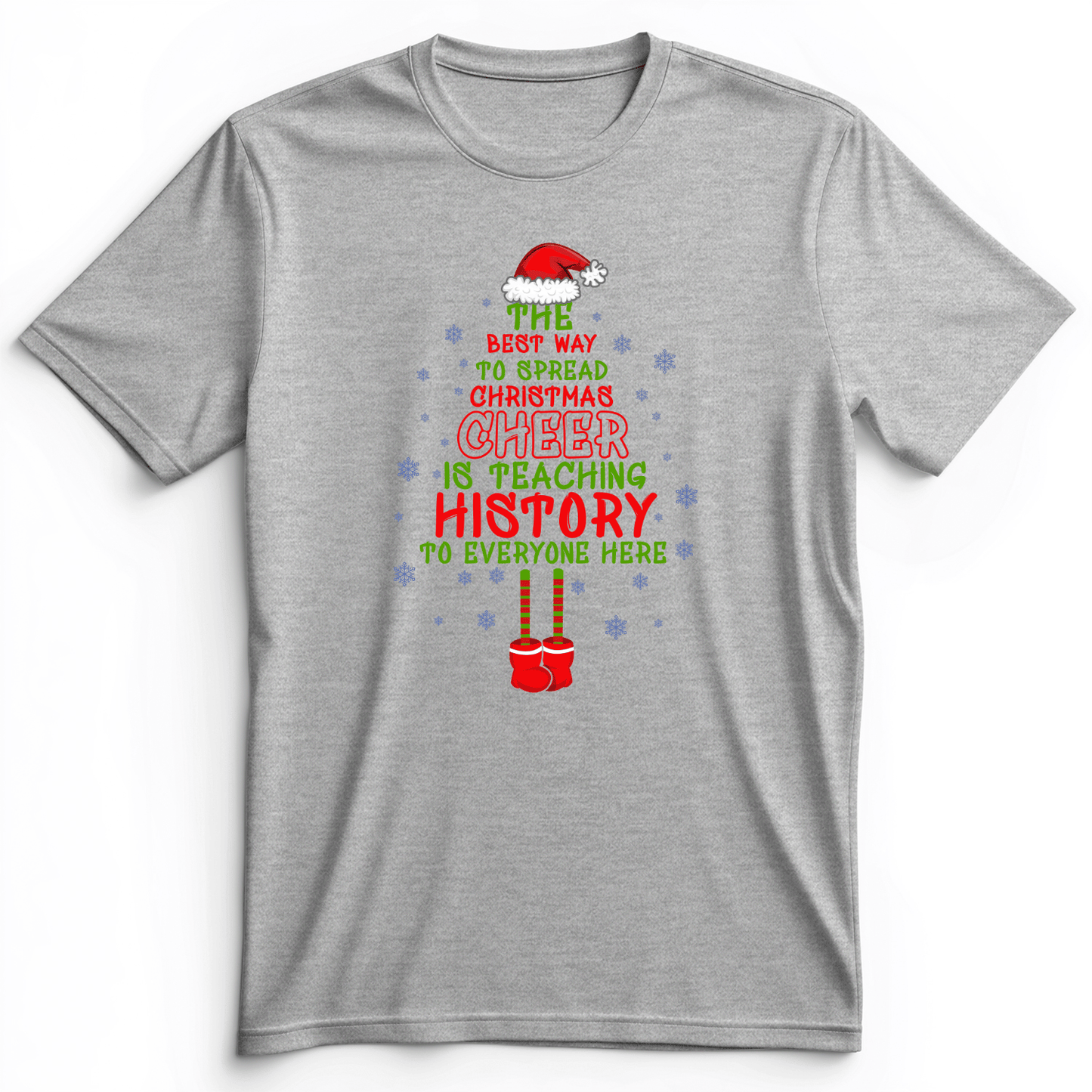 History Cheer Premium Tee Athletic Heather / S