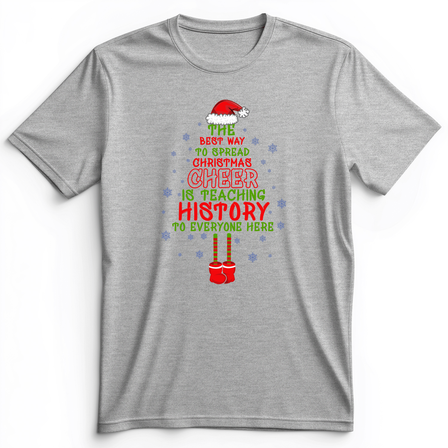 History Cheer Premium Tee Athletic Heather / S