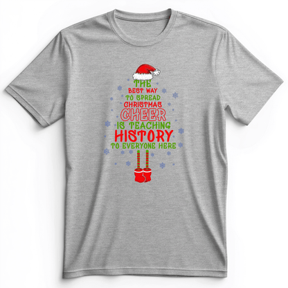 History Cheer Premium Tee Athletic Heather / S
