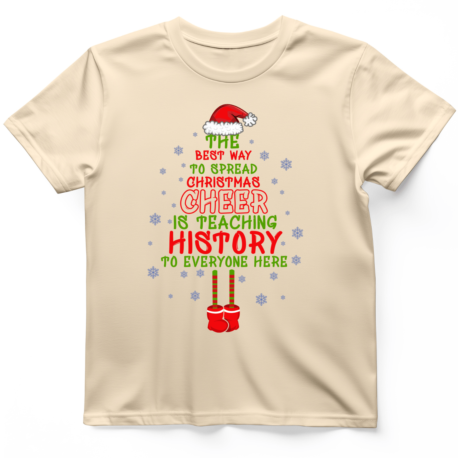 History Cheer T-Shirt Natural / S
