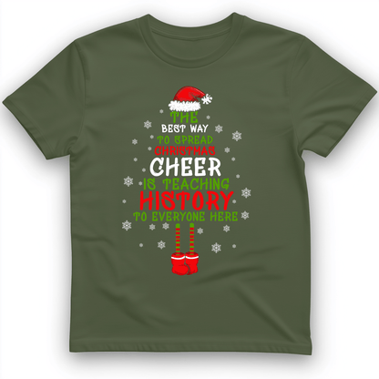 History Cheer T-Shirt Military Green / S