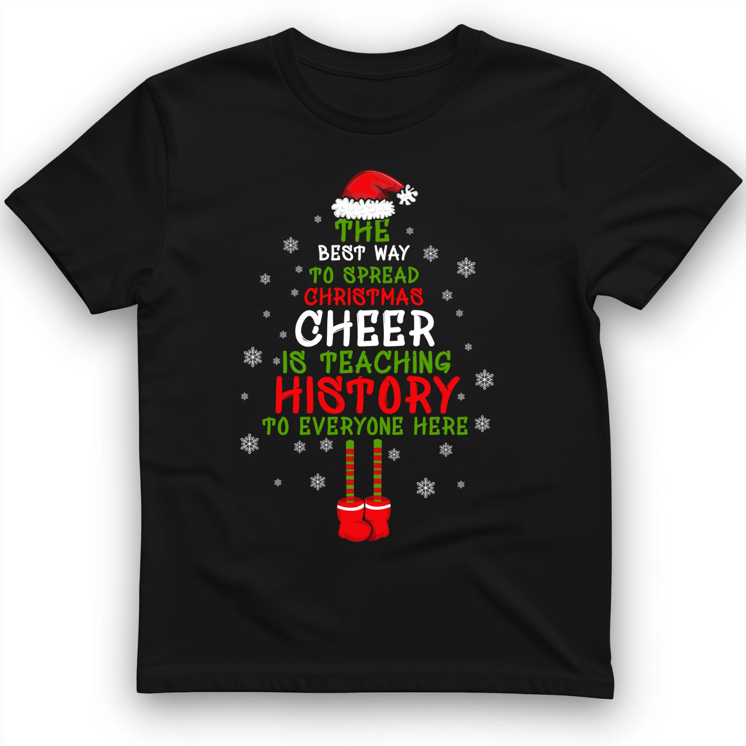 History Cheer T-Shirt Black / S