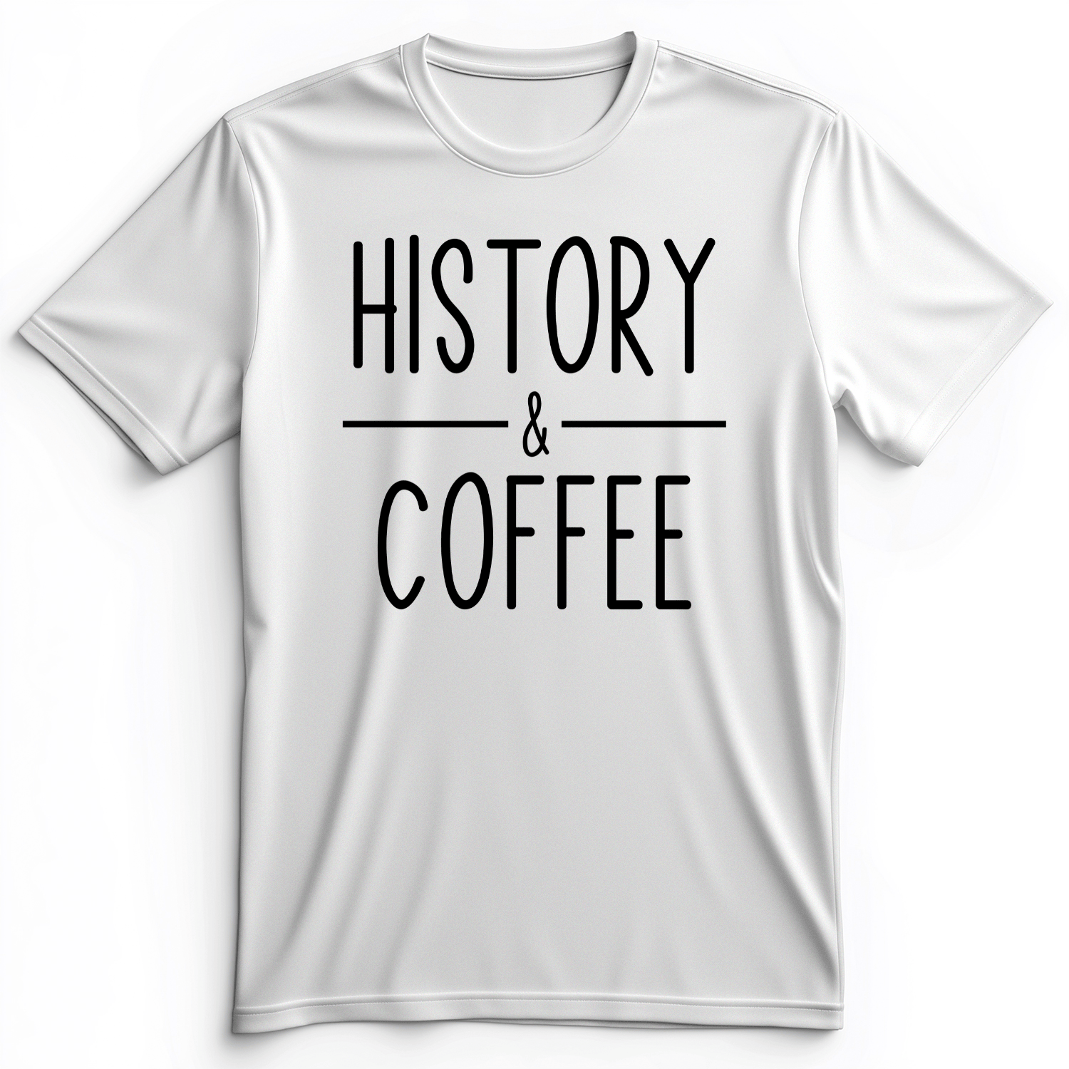 History & Coffee Premium Tee White / S