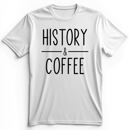 History & Coffee Premium Tee White / S
