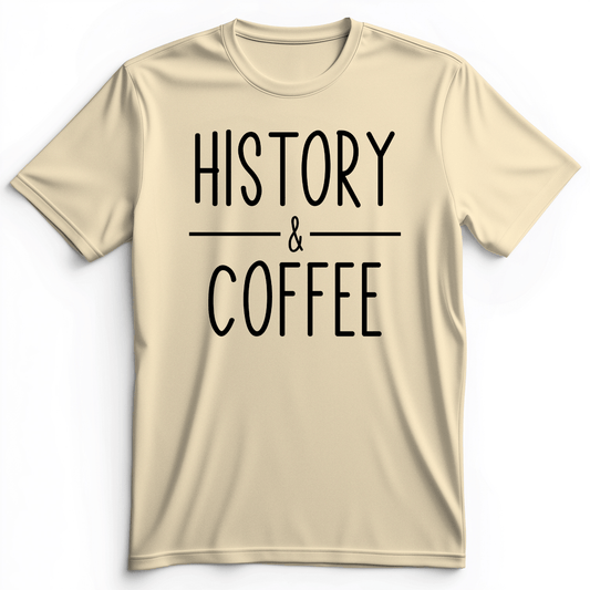 History & Coffee Premium Tee Natural / S