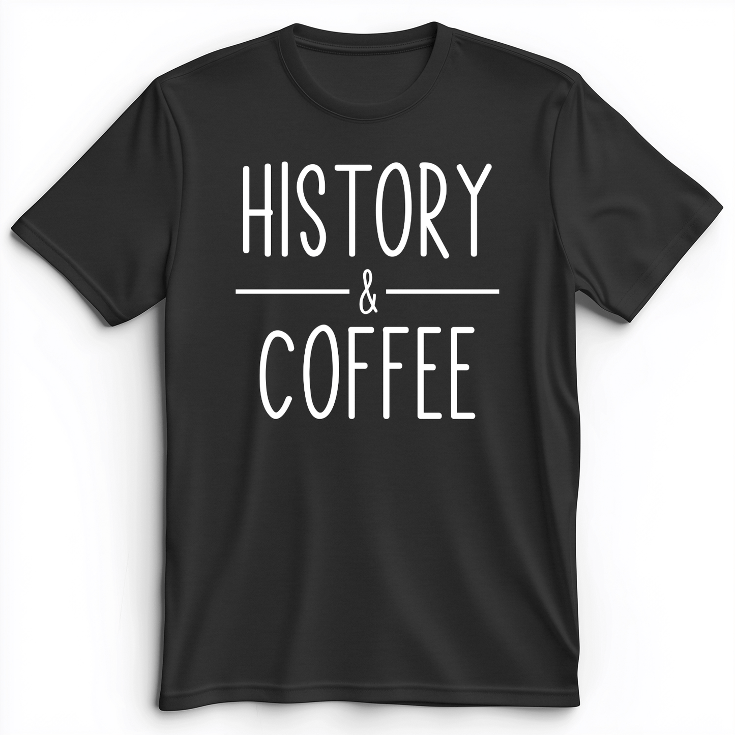 History & Coffee Premium Tee Dark Grey Heather / S