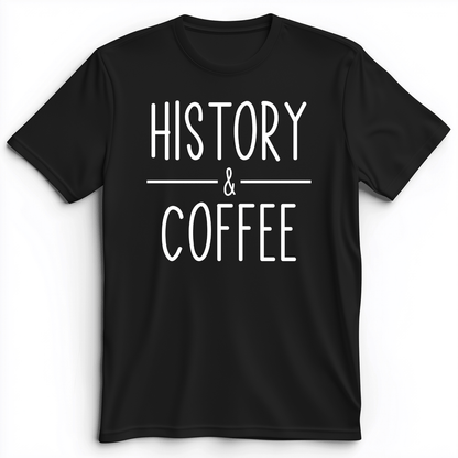 History & Coffee Premium Tee Black / S
