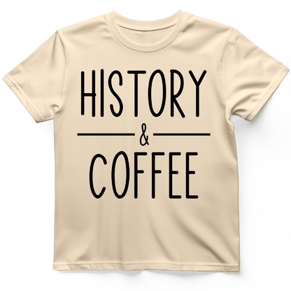 History & Coffee T-Shirt Natural / S
