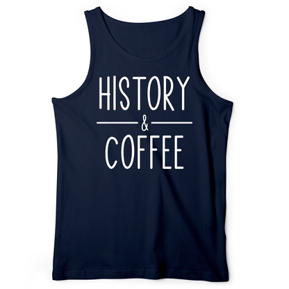 History & Coffee Tank Navy / XS