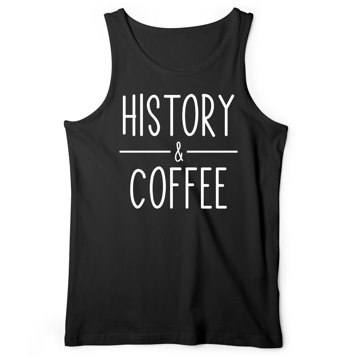 History & Coffee Tank Black / XS