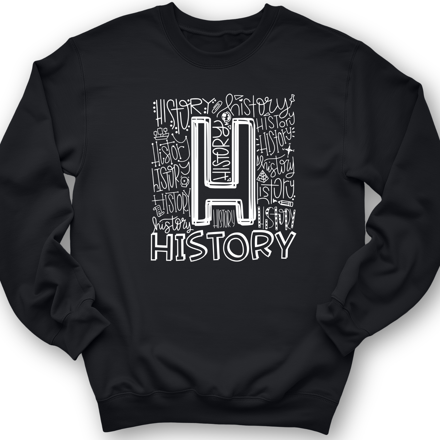 History Crewneck Black / S
