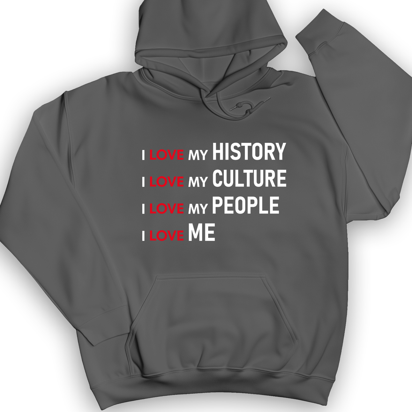 History Culture People Hoodie Charcoal / S