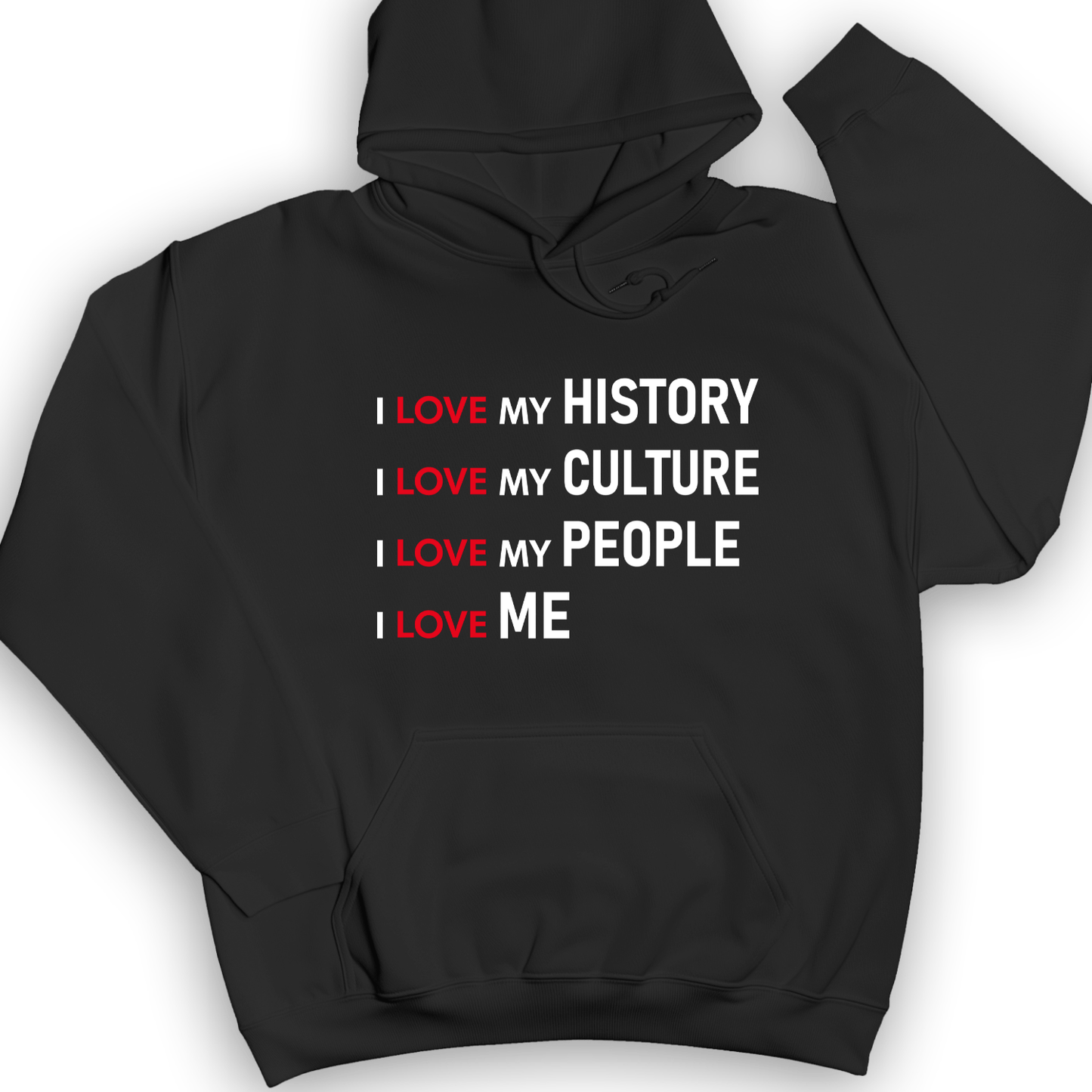 History Culture People Hoodie Black / S