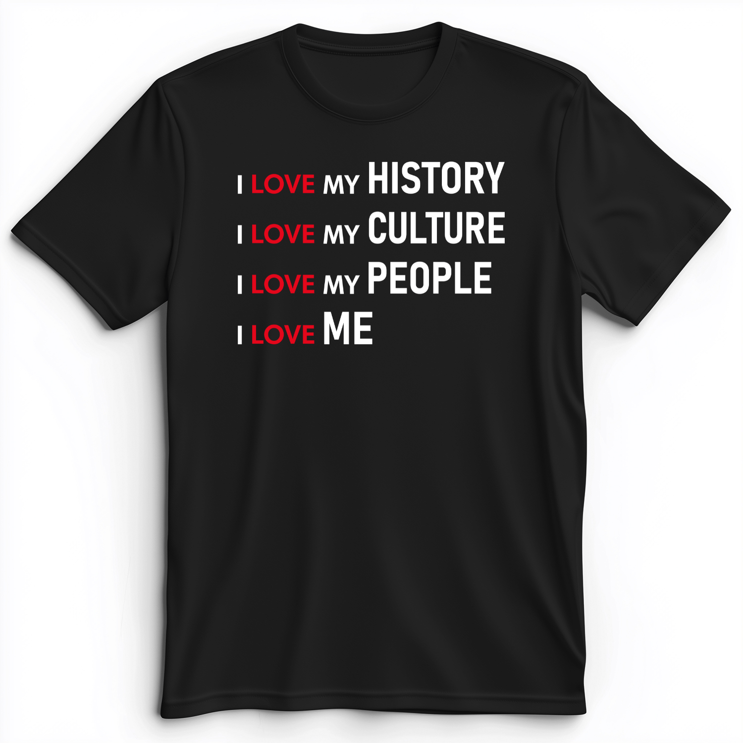 History Culture People Premium Tee Black / S