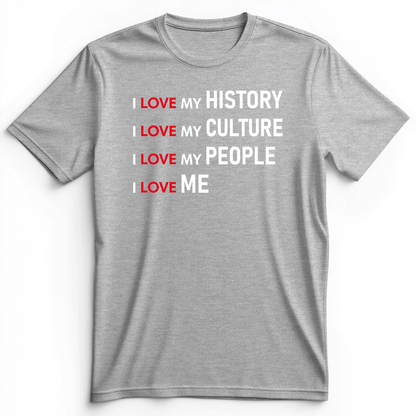 History Culture People Premium Tee Athletic Heather / S
