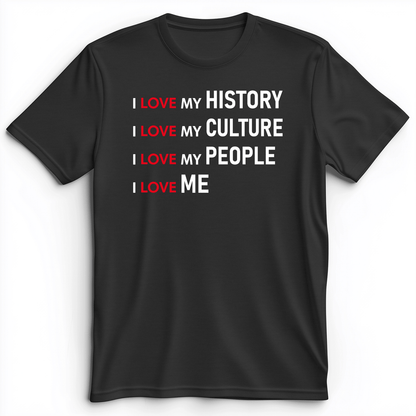 History Culture People Premium Tee Dark Grey Heather / S