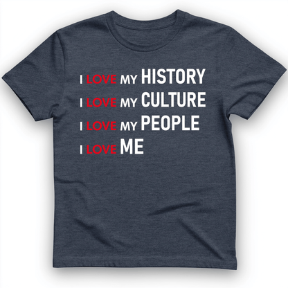 History Culture People T-Shirt Heather Navy / S