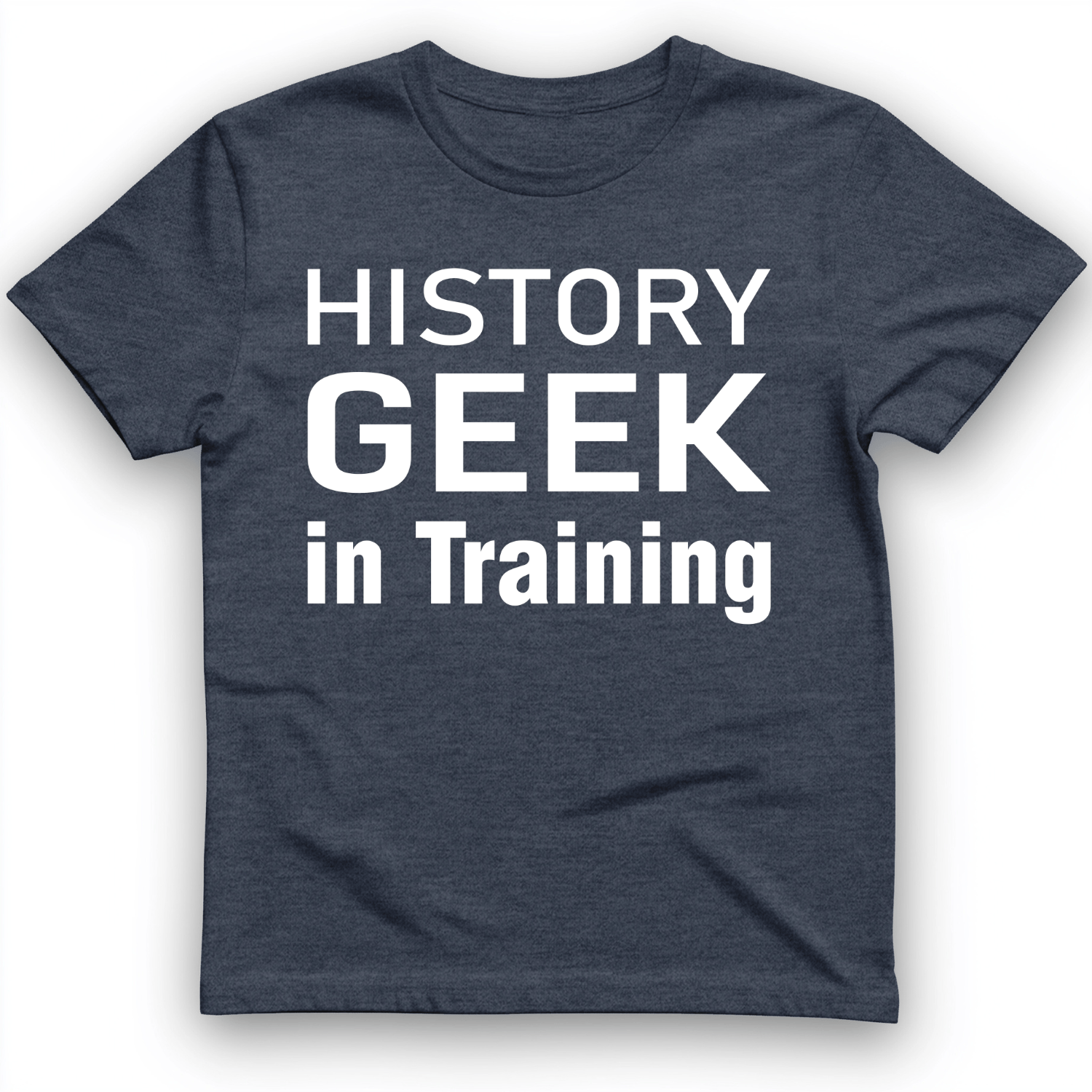 History Geek in Training T-Shirt Heather Navy / S