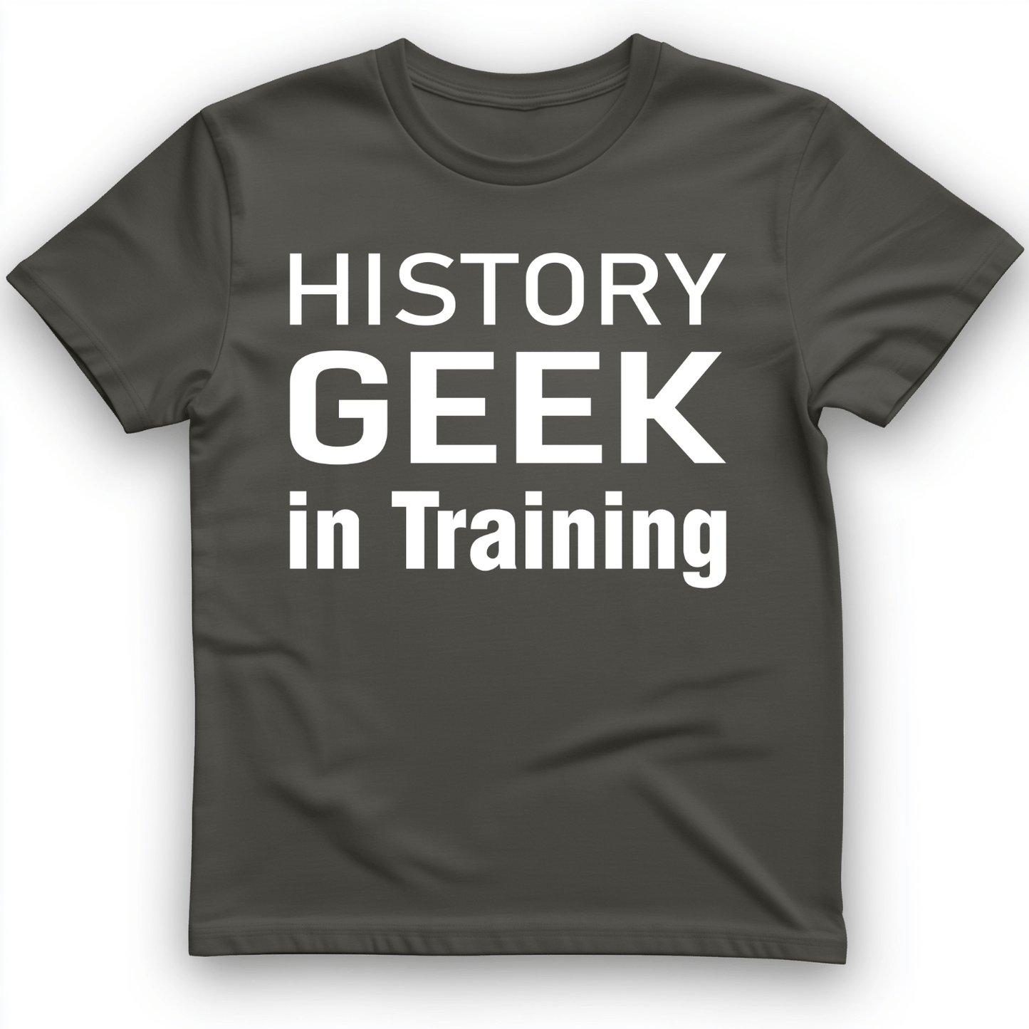 History Geek in Training T-Shirt Charcoal / S