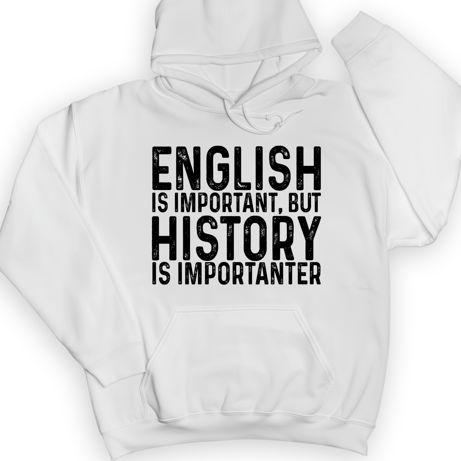 History Is Importanter Hoodie White / S