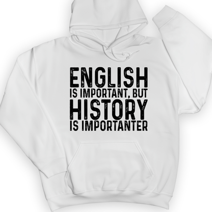 History Is Importanter Hoodie White / S