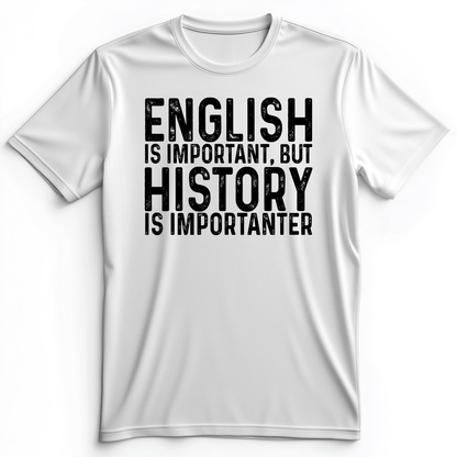 History Is Importanter Premium Tee White / S