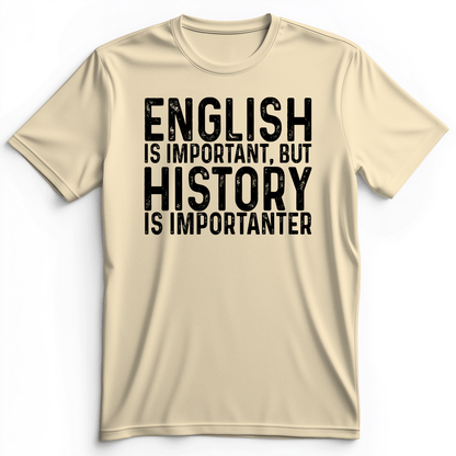 History Is Importanter Premium Tee Natural / S