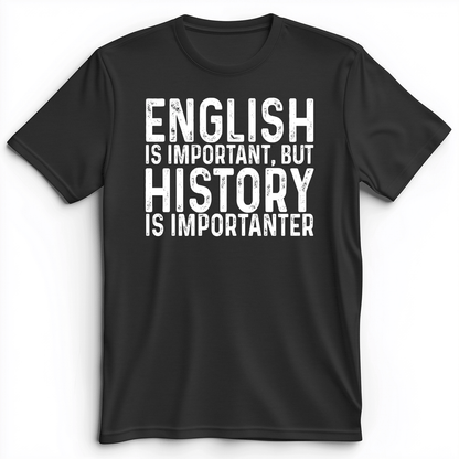 History Is Importanter Premium Tee Dark Grey Heather / S