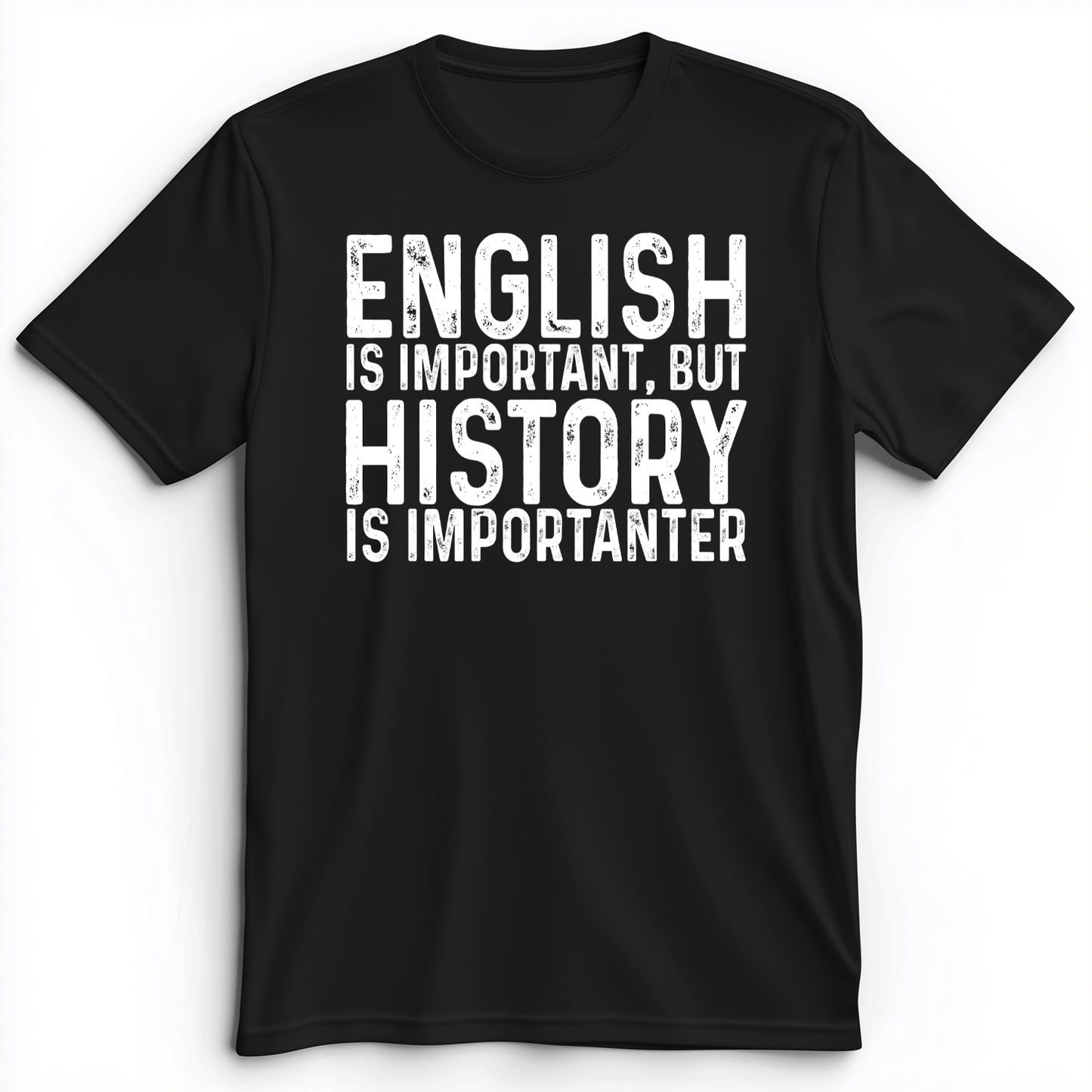 History Is Importanter Premium Tee Black / S