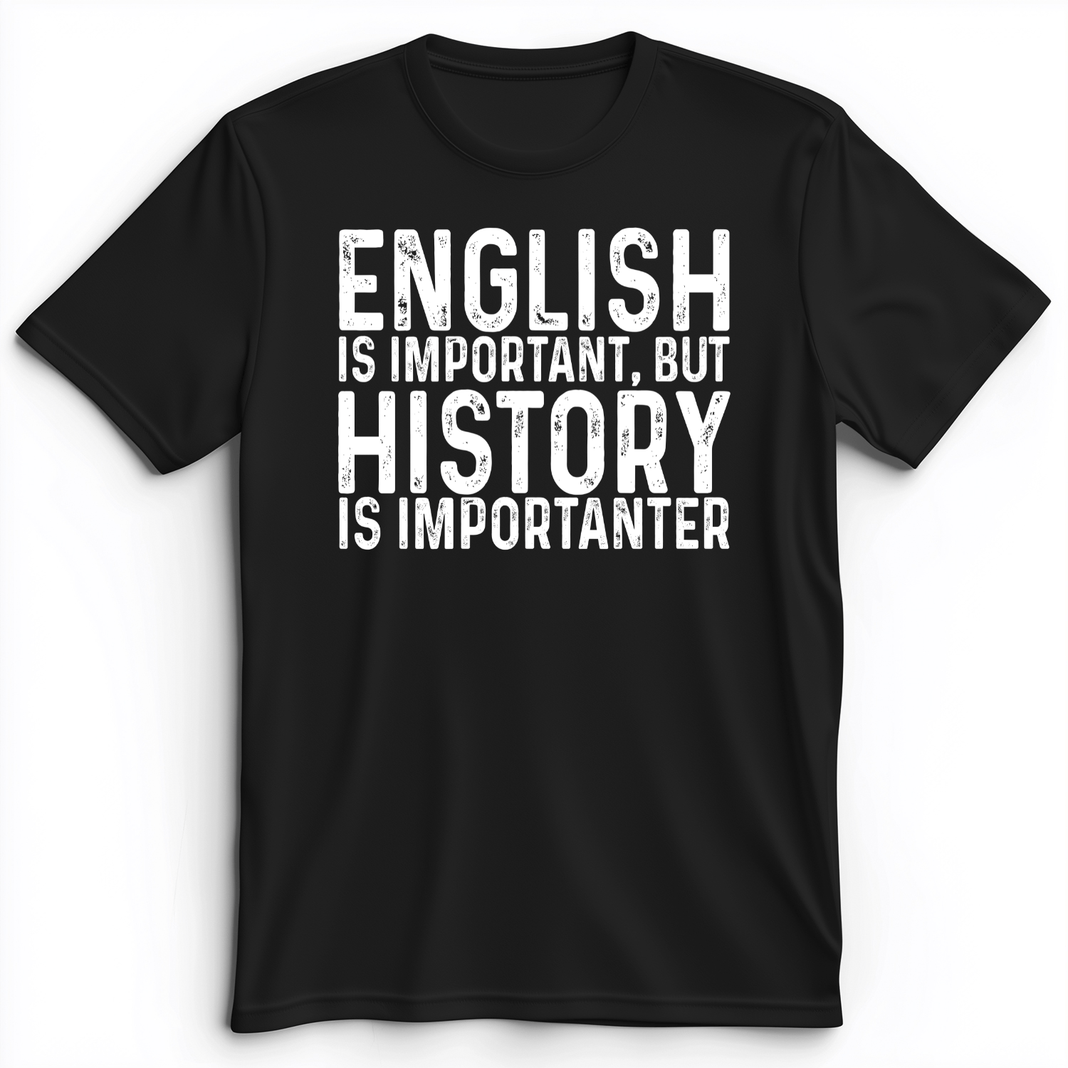 History Is Importanter Premium Tee Black / S