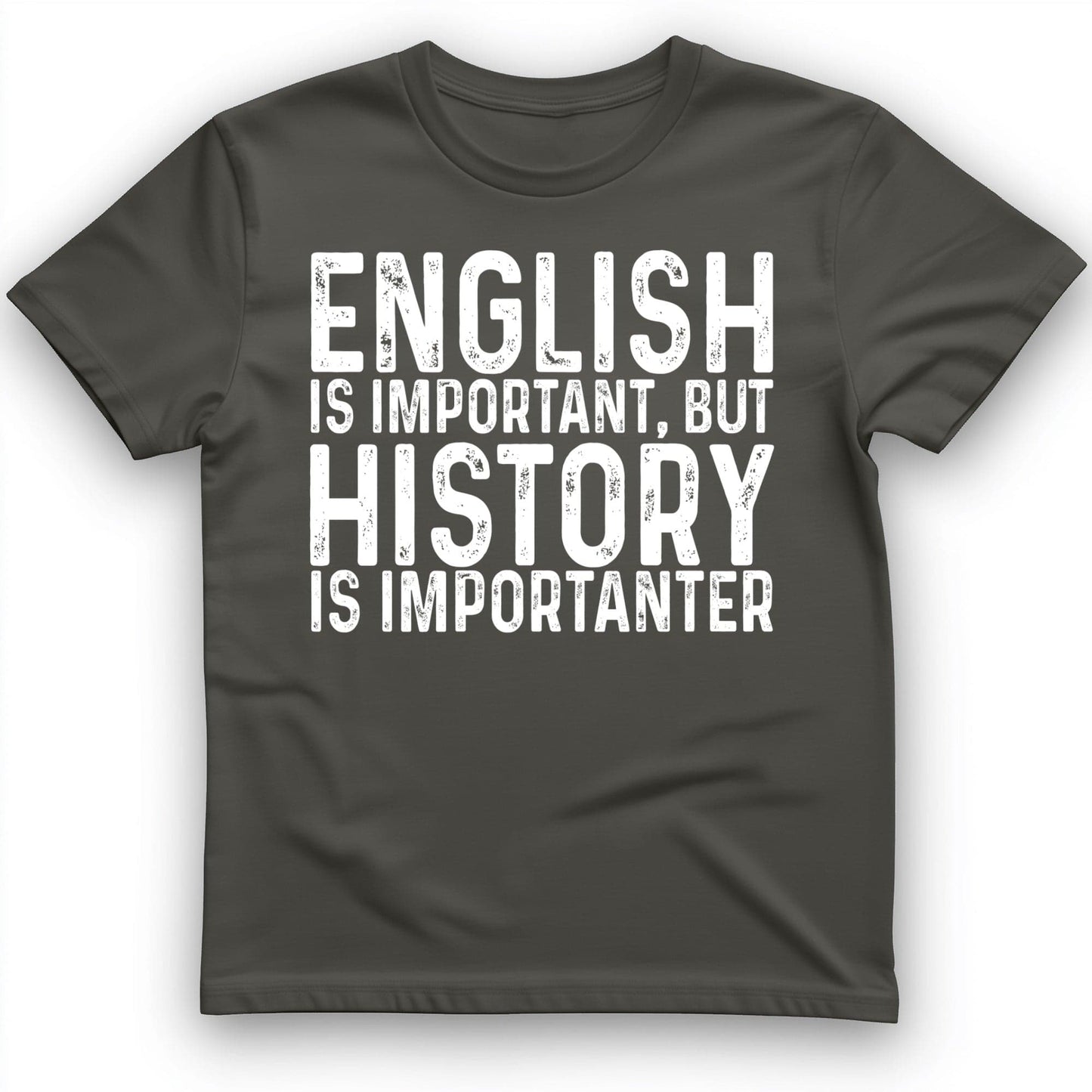 History Is Importanter T-Shirt Charcoal / S