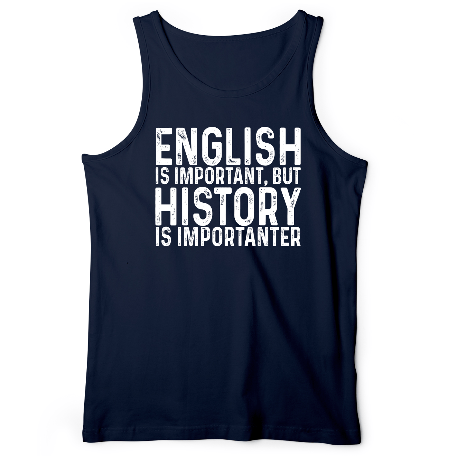 History Is Importanter Tank Navy / XS