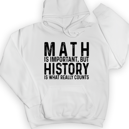 History Is What Really Counts Hoodie White / S