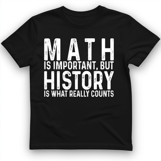 History Is What Really Counts T-Shirt Black / S