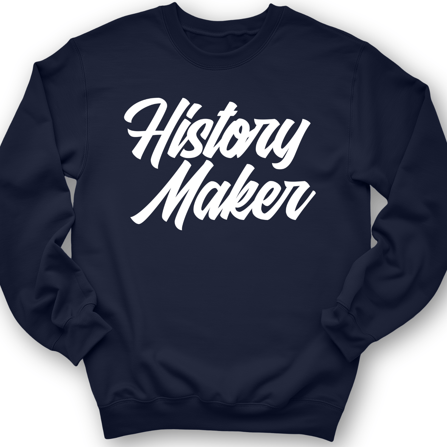 History Maker Cursive Crewneck Navy / S