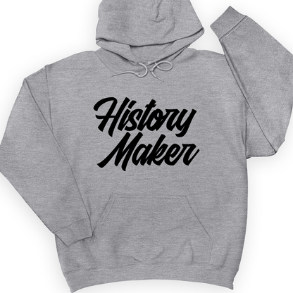 History Maker Cursive Hoodie Sport Grey / S