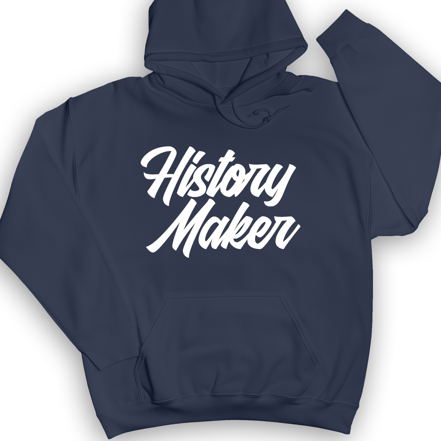 History Maker Cursive Hoodie Navy / S
