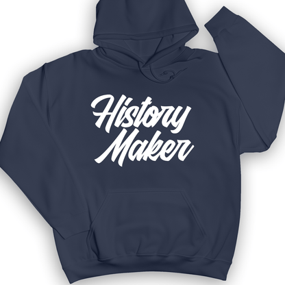 History Maker Cursive Hoodie Navy / S