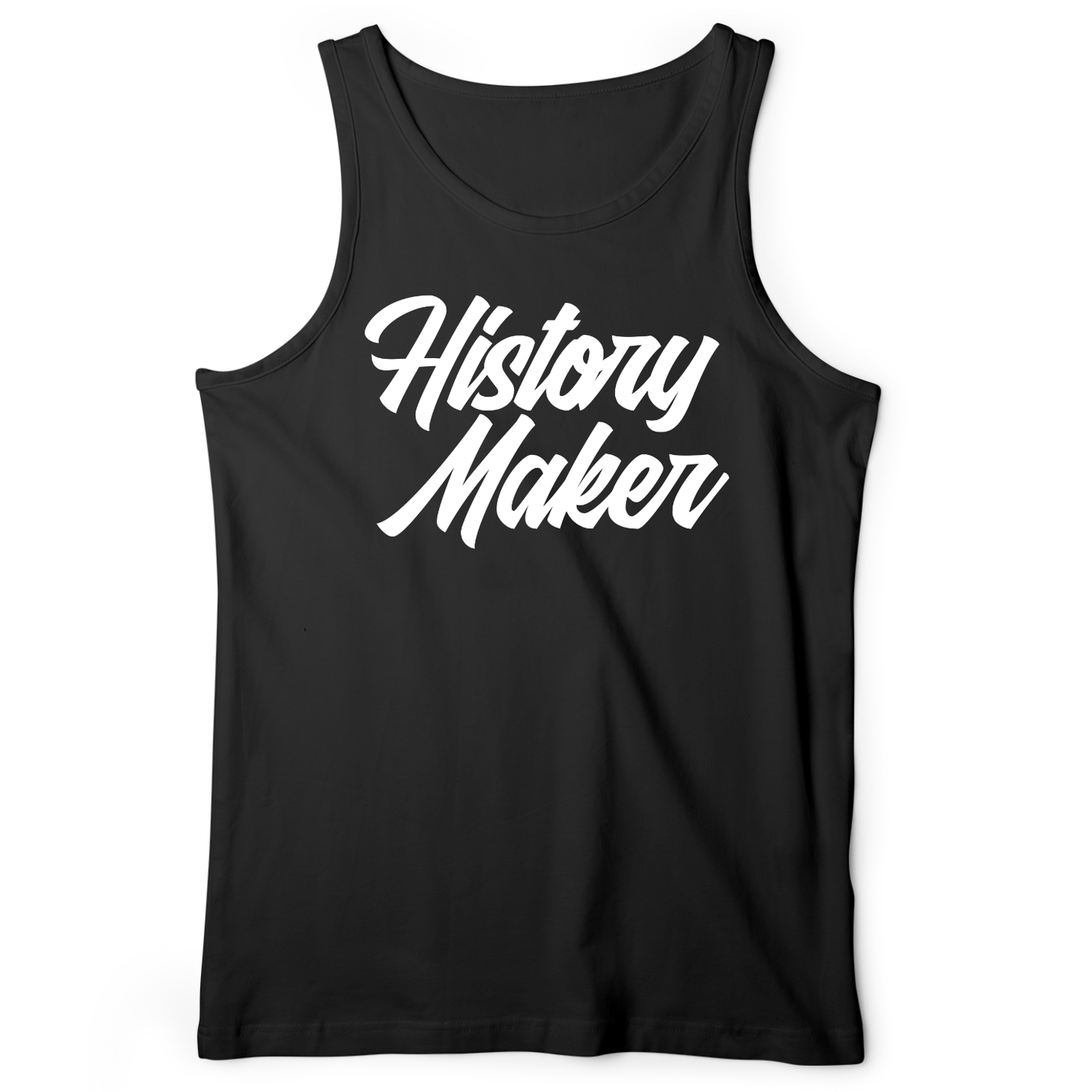 History Maker Cursive Tank Black / XS