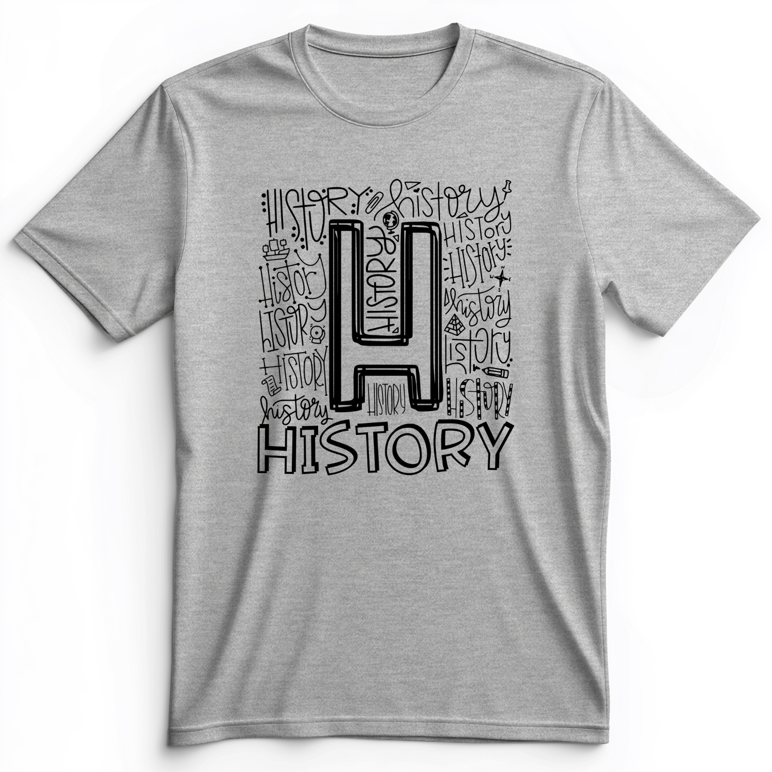 History Premium Tee Athletic Heather / S